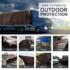Hanjet Outdoor Tarp Heavy Duty 9 Mil Multi-Purpose Waterproof Reinforced