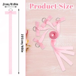 Yuomeaz 5PCS Hair Bow Organizer, Baby Headband Hair Bow Holder for Girls Bows Clips Storage, Hanging Hairbow Accessories Organizer Display