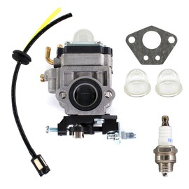 USPEEDA Carburetor for Gas 2 Cycle 43cc Powermate PCV43 Southland Mini Cultivator SCV43 Tiller Motor Parts Fuel Line Filter Grommet Kit