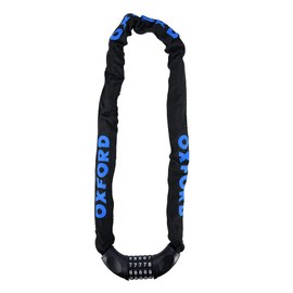 Oxford Unisex Adult Combi Chain6 0.9m X 6mm - Round - Black, 0.9m x 6mm