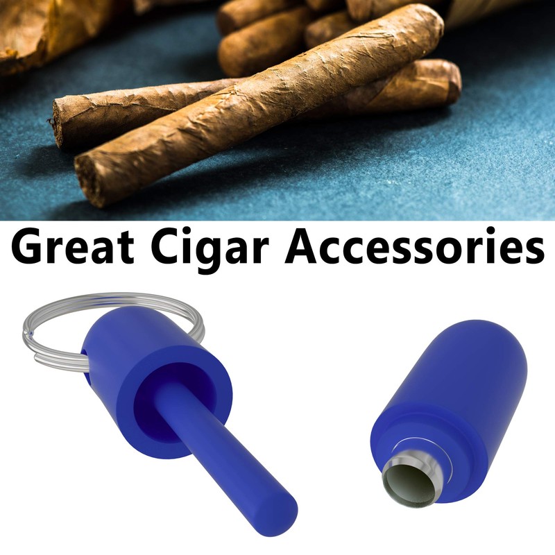 OYHBO Cigar Punch Bullet Style Cut Keychain Punch with (3