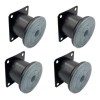 Herrajes Guerrero Pata Para Mueble O Sala 5 Cm Altura