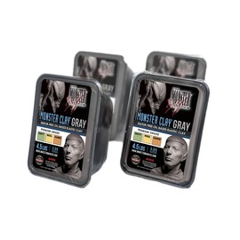 Monster Clay Premium Grade Modeling Clay (Gray - Soft - 18lb case)