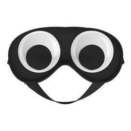 KOSUES Cute Cartoon Eyes Sleep Mask Adjustable Strap Sleeping Eye Mask Light Blocking Blindfold Eye Sleep Shade Cover Bedtime Blackout Eyeshade for Yoga Nap Travel Shift Party