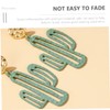 SAFIGLE Fashionable Jewelry 1 Pair Cactus Earrings Unique Statement Earrings