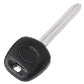 SCITOO 1 X Transponder Keys for Toyota Camry for Corolla for RAV4 for Tacoma Tundra Matrix Sequoia Sienna Tacoma Tundra Avalon FJ Cruiser Highlander Solara Venza Yaris 2003-2012 TOY44D-PT 89785-60160C
