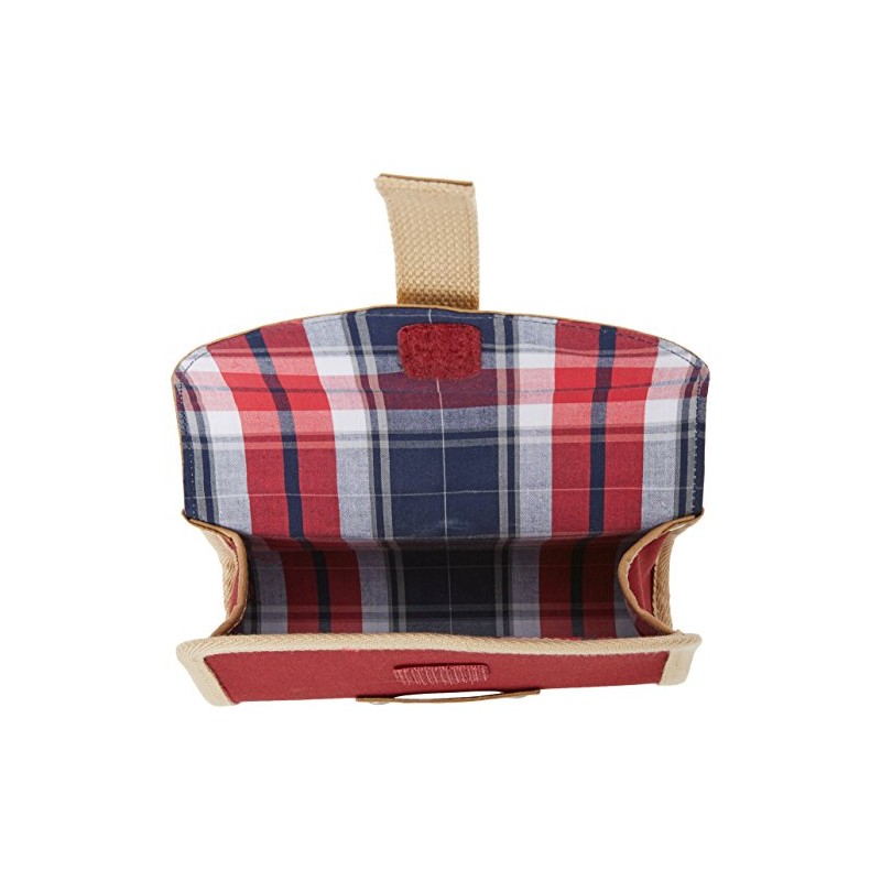 Basil Saddle Bag – Saddlebag, Unisex, Satteltasche Portland-Saddlebag, dunkelrot
