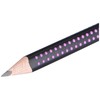 Faber-Castell Graphite Pencil, Jumbo Grip - Two Tone Black/Pink