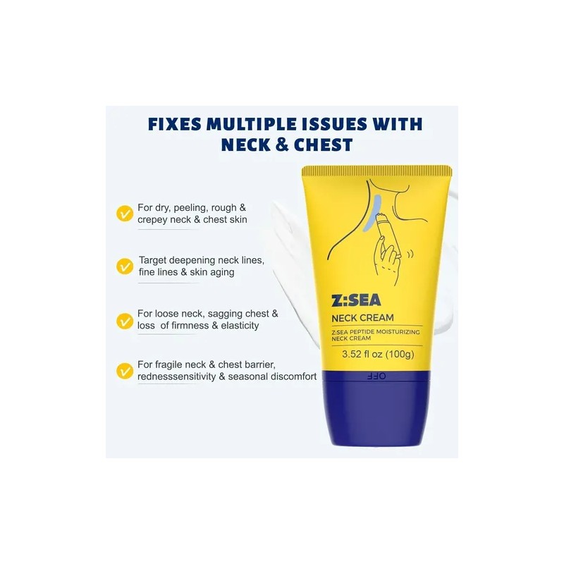 Zsea Crema Reafirmante Cuello Con Rodillo Antienvejecimient