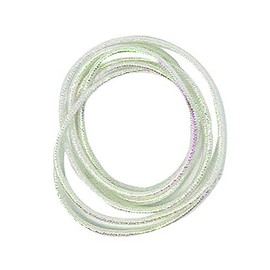 Creative Angler Mylar Piping or Flash Tubing for Fly Tying or Tying Flies. Variety of Colors and Sizes (Pearl, Small)
