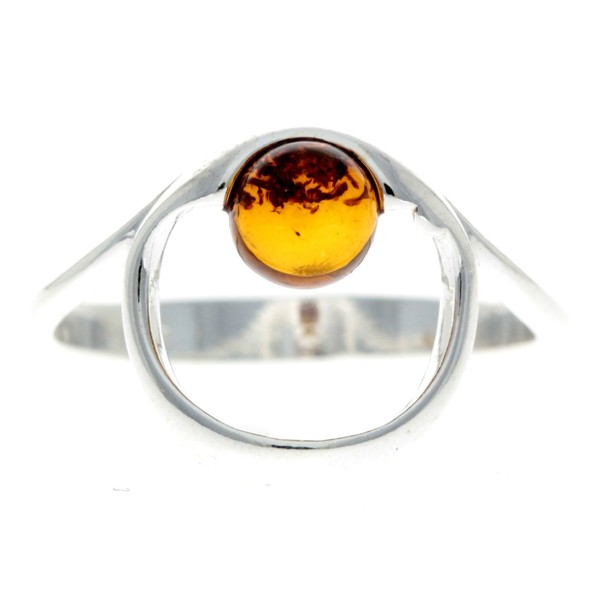 SilverAmber Jewellery - 925 Sterling Silver and Cognac Baltic Amber
