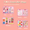 QuickMart 5-in-1 PINK Toddler Busy Board – Montessori Sensory Toy