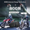NavGear Motorrad-Kommunikations-System für bis zu 2 Personen, Bluetooth