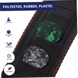 Levemolo Guitar Belt for Guitarists Comfortable Guitar Strap Padded Head Suitable for Acoustic Electric Bass Classical