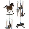 Sunset Vista Designs Horsing Around Western Wind Chime, 28", Galloping