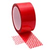 WELSTIK - Cinta de sellado de seguridad roja, a prueba
