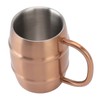 Stainless Steel Beer Mug Double Layer Insulation Multipurpose Safe Ergonomic
