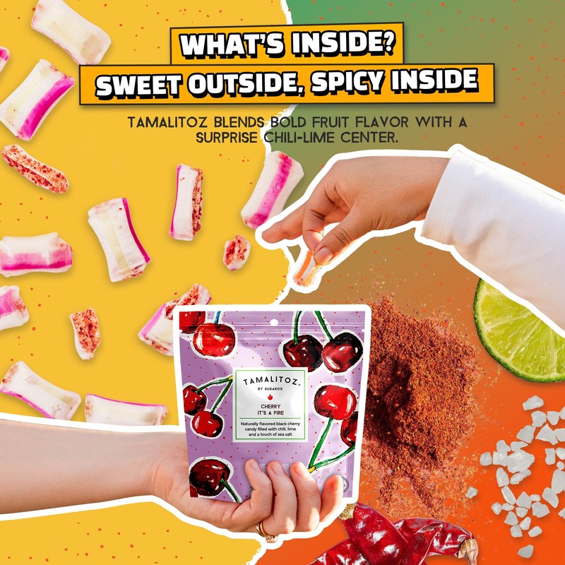 Tamalitoz Cherry It’s a Fire – Spicy Cherry Mexican Hard