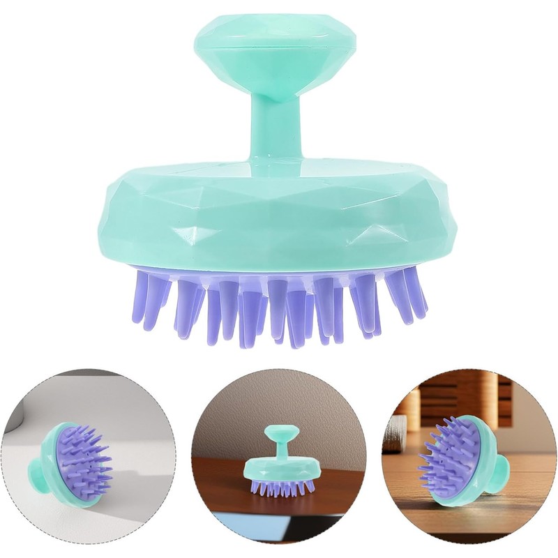 Totority Silicon Hair Scalp Massager Brush For Dandruff Removal And