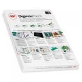 GBC Laminating Pouches A4+ with Filing Strips, 75 Micron, Robust Laminating Pouches in Pack of 25, Glossy, Transparent, Ideal for Storing in Ring Binders and Folders, 3747515