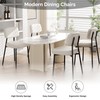 choairy Dining Chairs Set of 2, Modern Faux Leather Dining