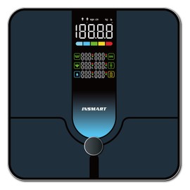 INSMART Smart Scale for Body Weight and Fat Percentage, Color Display High Precision Digital Bathroom Weighing Machine for Accurate BMI Muscle Mass Composition