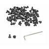 iexcell 100 Pcs #4-40 x 1/4" Alloy Steel 10.9 Grade