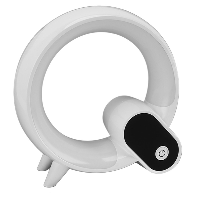 Sunrise Alarm Clock Q Shape White Digital Display 3 in