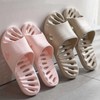 Non-slip bathroom slippers for men and women Indoor light pink/250-260