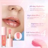 Aceite Hidratante para Labios Lip Oil Gloss, Non-Sticky Fruit Flavored,