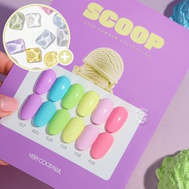 Very Good Nail Berry Good Nail Scoop Color Gel 6-piece set / 베리굿네일 스쿱 컬러젤 6종세트