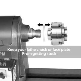 BMWOOD 1-1/2" Anti-Lock Lathe Spindle Washer for 1-1/2" Spindle Thread Woodturning Woodlathe