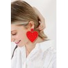 Heart Earrings for Women Valentine’s Day Earrings Beaded Heart Drop
