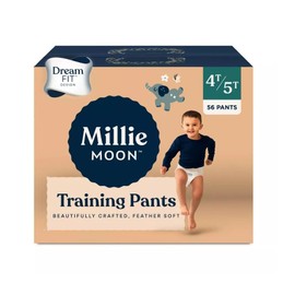 Millie Moon Unisex Training Pants (Size-4T-5T and Count-56) Diaper Weight Range: 35+ lbs