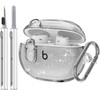 for Beats Studio Buds/Studio Buds Plus Case Cover Clear 2021/2023