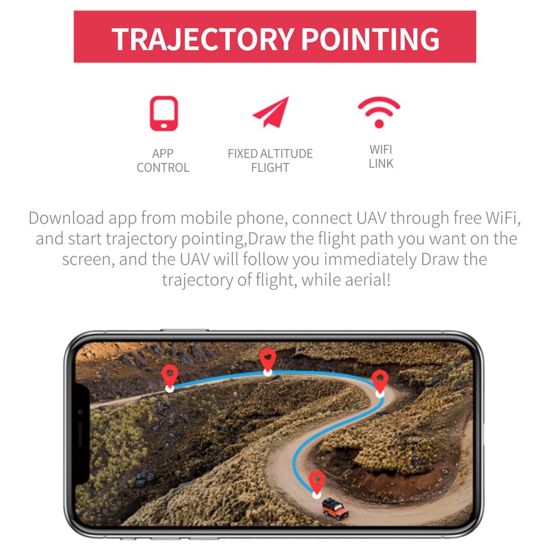 X1 RC Drone with Camera 4K WiFi FPV Mini Foldable
