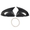 1 Pair Side Mirror Cap Cover Standard Carbon Fiber Glossy