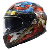 LS2 Helmets Full Face Stream Evo Ninja Helmet (Red Blue