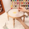 Wooden Embroidery Hoop Stand Legs with Clamps, 3-Piece Set