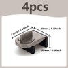 CZAKOMIX Pack of 4 Coffee Colour Window Lock, Adjustable Window