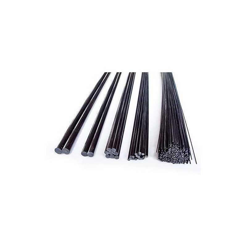 Carbon Fiber Rod, 0.2 inch (5 mm) Diameter, 7.9 inches