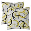 Geometry Circle Pillow Cases Cushion Covers Geometric Throw Pillow Covers