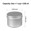 DINGPAI Candle Tin 8oz, Candle Containers for Candle Making, 12