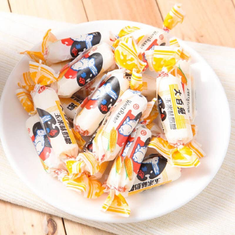 White Rabbit Toffee 227g (8oz.) Corn Flavor White Rabbit Toffee