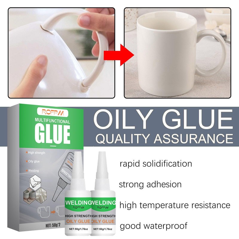 2 PCS Oily Glue Welding High-Strength Oily Glue All Purpose