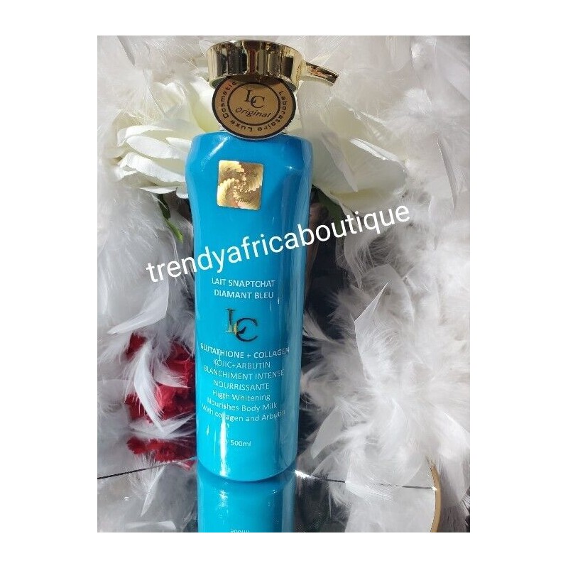 Luxe 2pcs. Snapchat Diamant blue Body lotion 500ml & Whitening