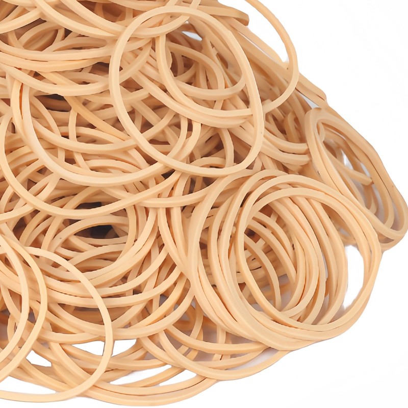 Rubber Bands Size #16 Beige 200g Elastic Rubber Bands for