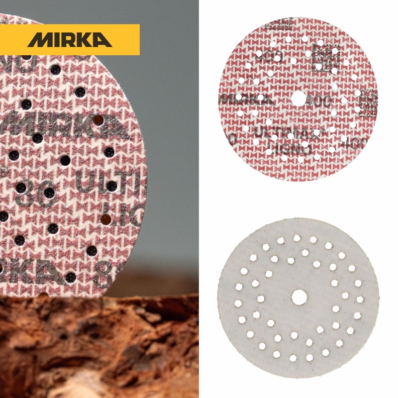 Mirka Ultimax Ligno Ø 125mm sanding discs Hook & Loop