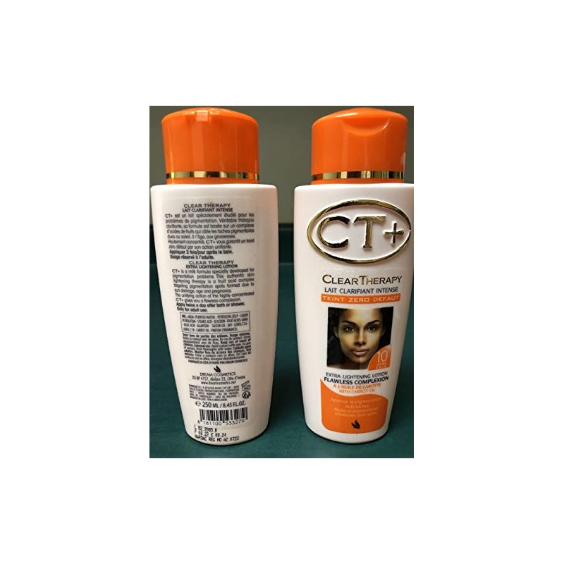 CT+ Clear Therapy- Loción Aclarante Extra con Aceite de Zanahoria