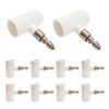VandanCoop 10 Sets Automatic Stainless Steel Rabbit Nipple Drinkers with